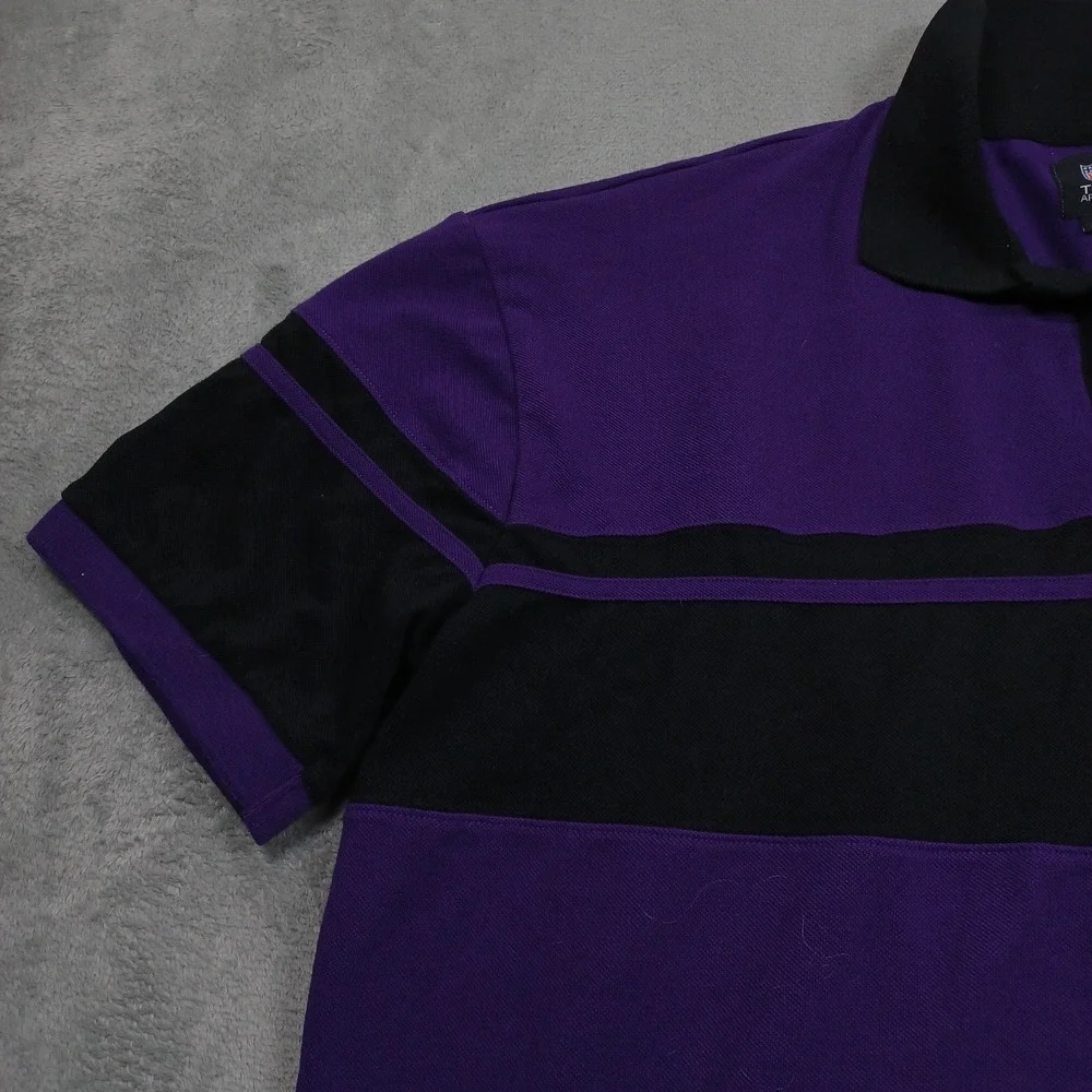 Baltimore Ravens‎ Shirt Mens XXL Purple Polo Short Sleeve NFL Football